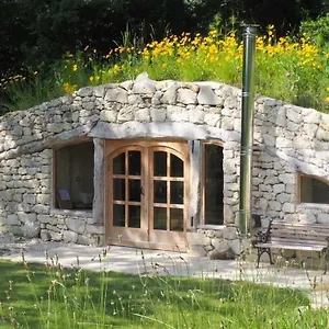 Chalet Maison Terre Les De Fallot - Sauna Bain-froid Piscine Naturelle, L'isle-Bouzon